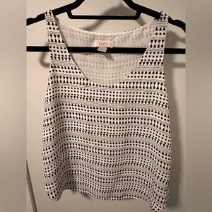 Loft sleeveless blouse